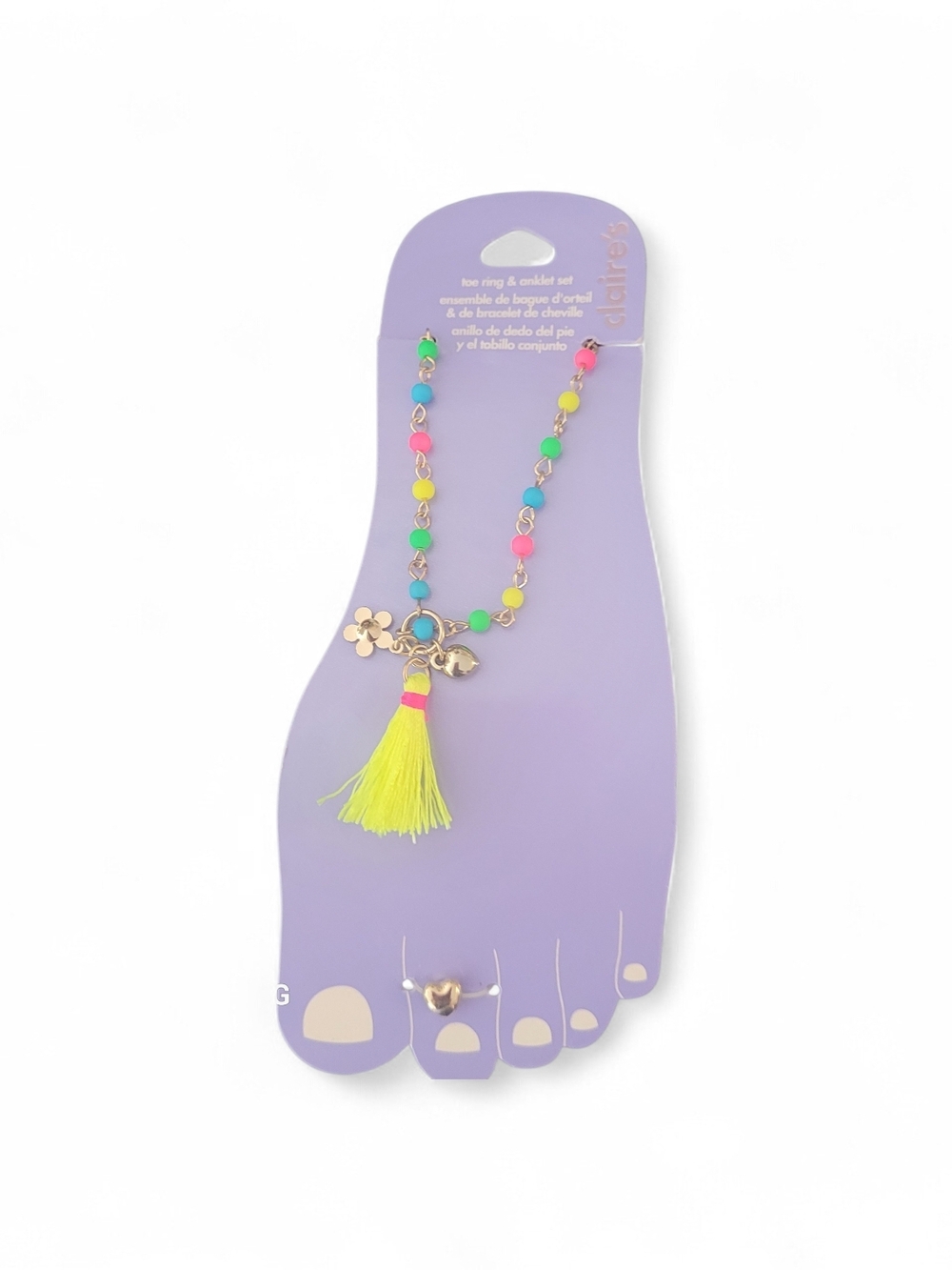 Claires Anklet And Ring Set